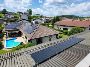 Montaža sončnih kolektorjev, junij 2023