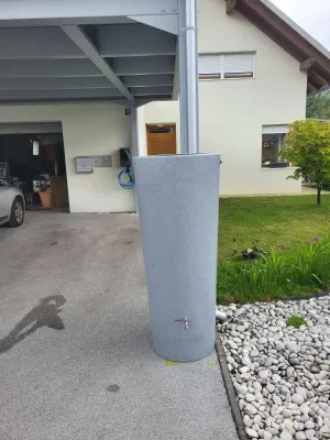 Montaža zbiralnika vode, maj 2023