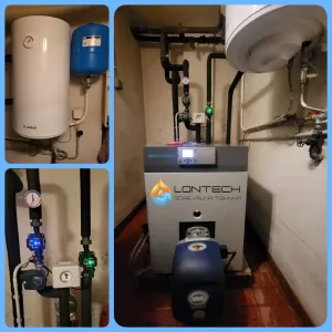 Oljni kotel in grelnik sanitarne vode s Seltron regulacijo