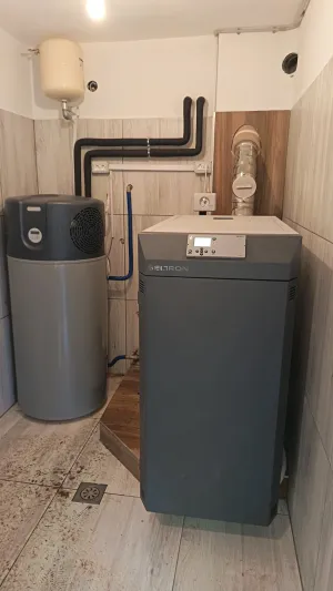 Kurilnica s kotlom Seltron UKP SMART 20 in zalogovnikom Centrometal CAS 1003